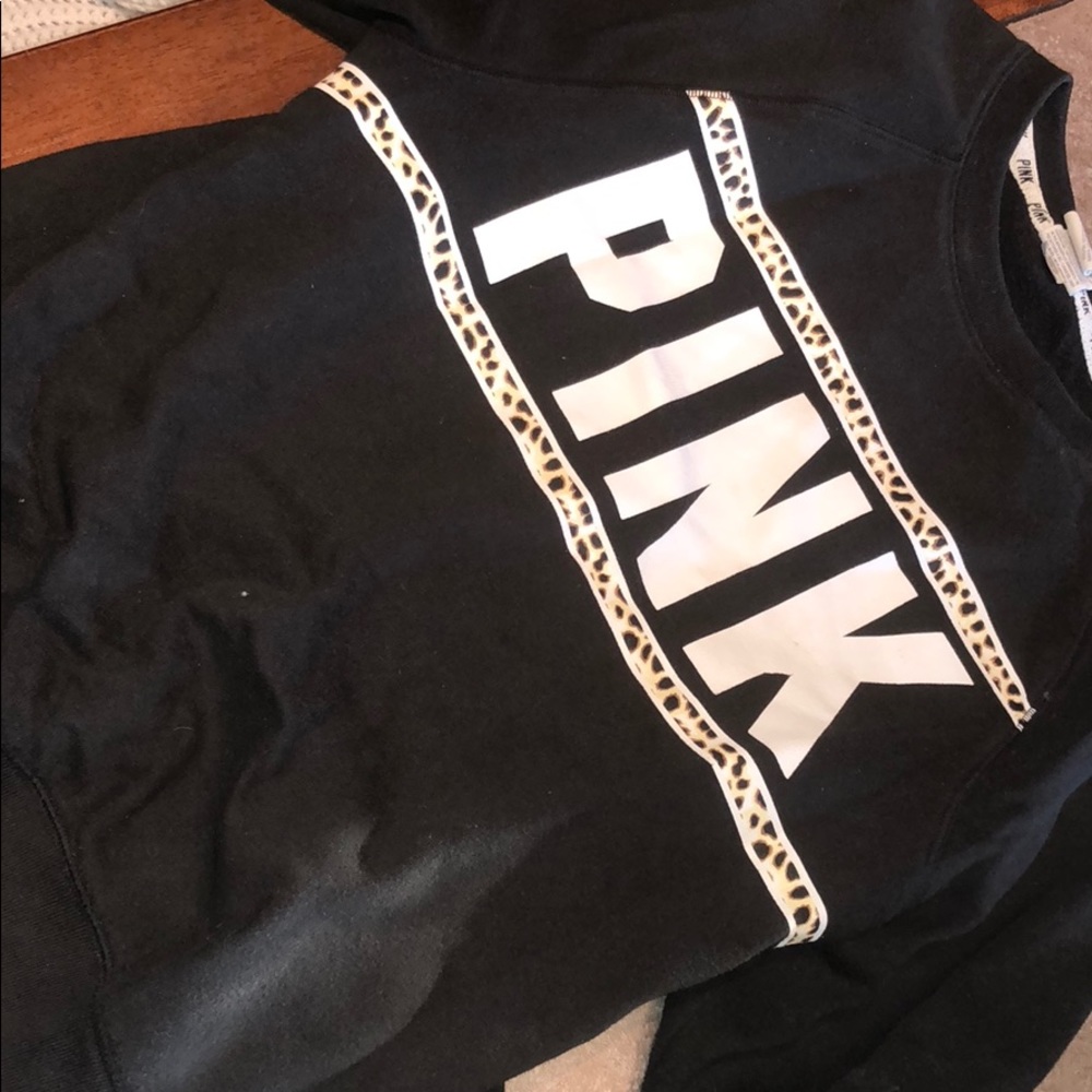 Victoria secret pink leopard sweatshirt